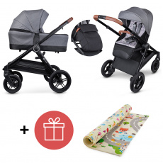 PETITE&MARS Kočárek 2v1 Trails Ultimate Grey + PETITE&MARS Podložka na hraní Joy Max Walk ZDARMA PETITE&MARS Kočárek 2v1 Trails Ultimate Grey + PETITE&MARS Podložka na hraní Joy Max Walk ZDARMA