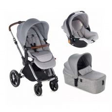 JANÉ Kočárek kombinovaný Kawai + Micro + Koos i-size R1 Dim Grey JANÉ Kočárek kombinovaný Kawai + Micro + Koos i-size R1 Dim Grey