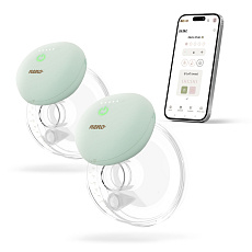 NENO Odsávačka mléka Hands-free Ovio Twin dvojitá, bezdrátová, elektronická s aplikací