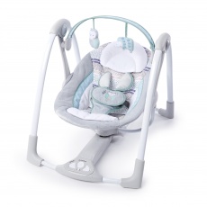 INGENUITY Houpačka s adaptérem s melodií Abernathy 0m+, do 9 kg, 2019 INGENUITY Houpačka s adaptérem s melodií Abernathy 0m+, do 9 kg, 2019