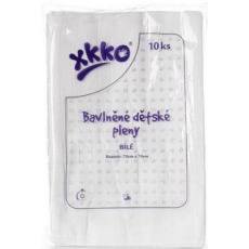 KIKKO Pleny bavlněné Classic 80x80 (10 ks) – bílé KIKKO Pleny bavlněné Classic 80x80 (10 ks) – bílé