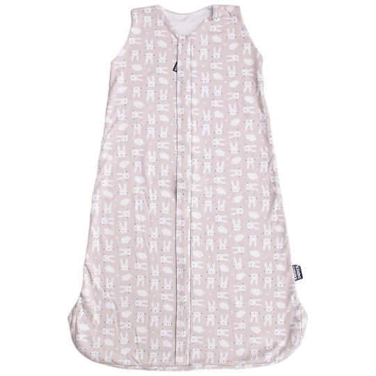 KAARSGAREN-Letní 3D spací pytel 100 cm bambus béžový zajíc