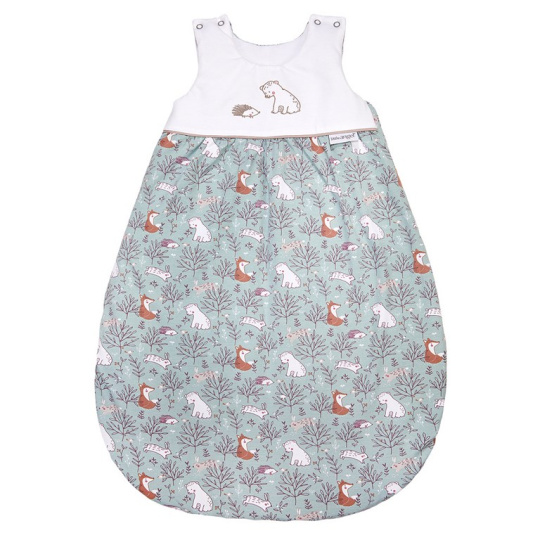 Little Angel-Spací pytel Outlast® - lišejník-cihlová liška/bílá Velikost: 86-92 Little Angel-Spací pytel Outlast® - lišejník-cihlová liška/bílá Velikost: 86-92