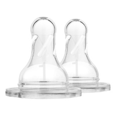 DR.BROWN'S Savičky náhradní silikonové pro kojenecké láhve Options+ NARROW stupeň 1, BPA FREE 2 ks DR.BROWN'S Savičky náhradní silikonové pro kojenecké láhve Options+ NARROW stupeň 1, BPA FREE 2 ks