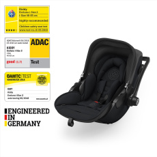 KIDDY Autosedačka Evoluna i-size 2 + Isofix základna 40-83 cm Midnight Black KIDDY Autosedačka Evoluna i-size 2 + Isofix základna 40-83 cm Midnight Black
