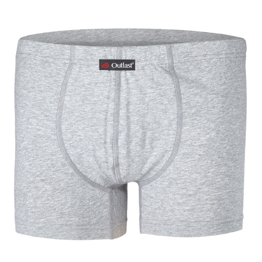Little Angel-Boxerky pánské tenké plochý šev Outlast® - šedý melír Velikost oblečení: XXL