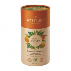 ATTITUDE Přírodní tuhý deodorant Super leaves - pomerančové listy 85 g ATTITUDE Přírodní tuhý deodorant Super leaves - pomerančové listy 85 g