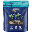 FISH4DOGS Pamlsky pro psy  DENTAL SEA mořská ryba - proužky 100 g