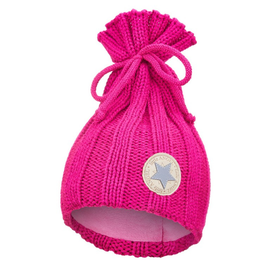 Little Angel-Čepice pletená Outlast ® - růžová Velikost čepic: 2 | 39-41 cm
