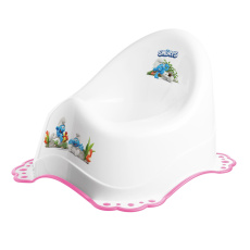 MALTEX Nočník protiskluzový Šmoulové - Pink MALTEX Nočník protiskluzový Šmoulové - Pink