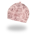Little Angel-Čepice smyk natahovací TISK Outlast ® - sv.starorůžová pivoňky Velikost čepic: 3 | 42-44 cm