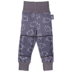 KAARSGAREN-Dětské bavlněné kalhoty s protiskluzem – Ovečka, šedé (vel. 74)