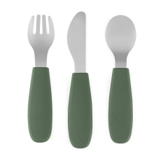 PETITE&MARS Sada příborů s nerezové oceli Take&Match Misty Green 12m+