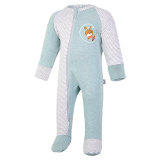 Little Angel-Overal smyk DR Outlast® - lišejník melír/pruh bílošedý melír Velikost: 80 Little Angel-Overal smyk DR Outlast® - lišejník melír/pruh bílošedý melír Velikost: 80