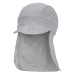Little Angel-Kšiltovka tenká pirát Outlast® - šedý melír Velikost čepic: 3 | 42-44 cm