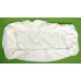 KAARSGAREN-Nepropustné prostěradlo 90x200cm bílé froté bavlna