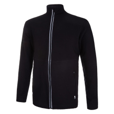 Little Angel-Mikina pánská rozepínací REFLEX smyk Outlast® - černá Velikost oblečení: L