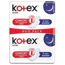 KOTEX Vložky UT Night Duo Pak 12 ks KOTEX Vložky UT Night Duo Pak 12 ks