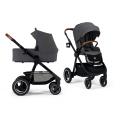 KINDERKRAFT Kočárek kombinovaný Everyday 2v1 Black Dark Grey KINDERKRAFT Kočárek kombinovaný Everyday 2v1 Black Dark Grey