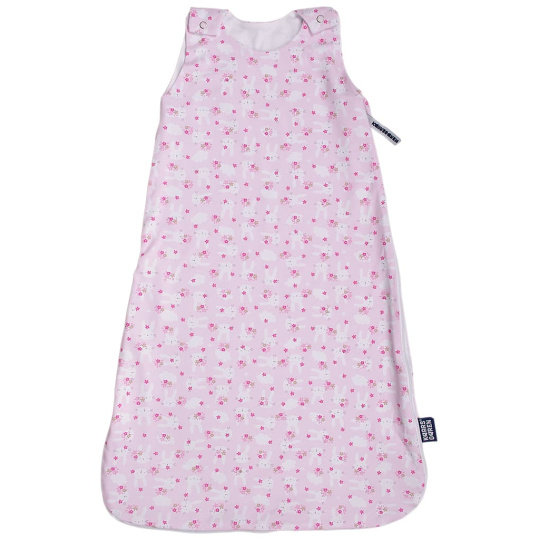 KAARSGAREN-Letní spací pytel 60 cm zajíc růžový zip na boku
