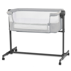 KINDERKRAFT Postýlka dětská polohovatelná Nestee Up2 Light Grey KINDERKRAFT Postýlka dětská polohovatelná Nestee Up2 Light Grey
