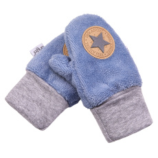 Little Angel-Rukavice s palcem MAZLÍK BAMBUS Outlast® - sv.modrá Velikost ostatní: 1