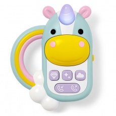 SKIP HOP Hudební hračka telefon Jednorožec 6m+ SKIP HOP Hudební hračka telefon Jednorožec 6m+