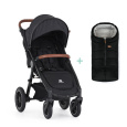 PETITE&MARS Kočárek sportovní Street2 Air Oak Perfect Black + PETITE&MARS fusak Jibot ZDARMA