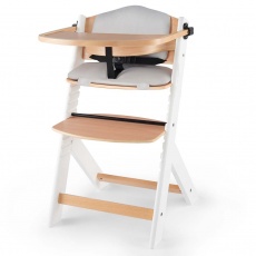 KINDERKRAFT Židlička jídelní Enock s polstrováním White wooden, Premium KINDERKRAFT Židlička jídelní Enock s polstrováním White wooden, Premium