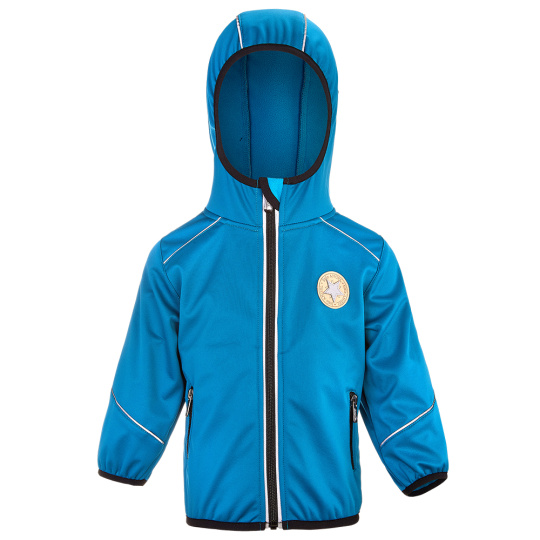 Little Angel-Bunda softshell STRETCH - petrolej Velikost oblečení: 116