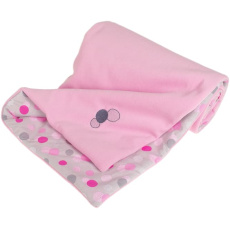 KAARSGAREN-Zateplená dětská deka růžová puntíky