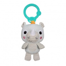 BRIGHT STARTS Hračka plyšová na C kroužku Také 'n Shake nosorožec 0 m+