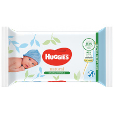 HUGGIES® Ubrousky vlhčené Biodegradable 48 ks