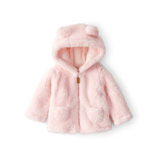 CARTER'S Bunda Sherpa na zip pink dívka 9m/vel.74