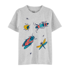 CARTER'S Triko krátký rukáv Grey Bug kluk 6m CARTER'S Triko krátký rukáv Grey Bug kluk 6m