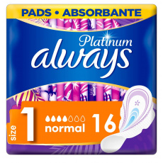 ALWAYS Platinum Ultra Normal Plus Vložky hygienické 16 ks