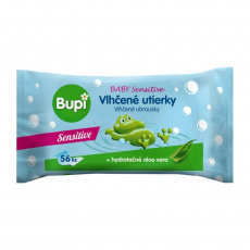 BUPI Baby Vlhčené utěrky Sensitive 56 ks BUPI Baby Vlhčené utěrky Sensitive 56 ks
