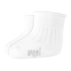 Little Angel-Ponožky froté novorozenecké Outlast® - bílá Velikost: uni