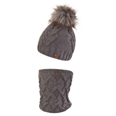 Little Angel-Set pletená čepice s BAMBULÍ a nákrčník Outlast ® - tm.šedá Velikost čepic: 5 | 49-53 cm Little Angel-Set pletená čepice s BAMBULÍ a nákrčník Outlast ® - tm.šedá Velikost čepic: 5 | 49-53 cm
