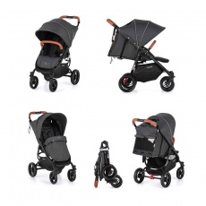 VALCO BABY Kočárek sportovní Snap 4 Flat Matte LTD Edition Signature Grey, ekokůže VALCO BABY Kočárek sportovní Snap 4 Flat Matte LTD Edition Signature Grey, ekokůže