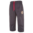 Little Angel-Kalhoty softshell STRETCH - šedá/růžová Velikost oblečení: 86