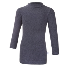 Little Angel-Tričko smyk DR stojáček Outlast® - tm.šedý melír Velikost oblečení: 128