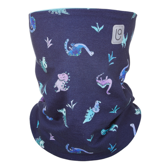 Little Angel-Nákrčník podšitý Outlast® - dino/mentolová Velikost ostatní: UNI