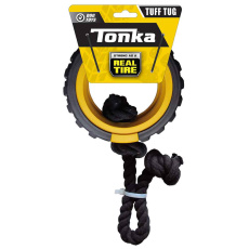 TONKA Hračka pro psy gumové mega tahadlo s lanem a vložkou 38 cm