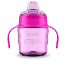 Philips AVENT Hrneček pro první doušky Classic 200 ml s držadly dívka