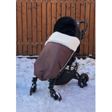 KAARSGAREN-Hnědá zimní deka merino nepadací KAARSGAREN-Hnědá zimní deka merino nepadací