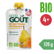 GOOD GOUT BIO Hruška s klementinkou (120 g) GOOD GOUT BIO Hruška s klementinkou (120 g)