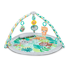 BRIGHT STARTS Deka na hraní s aktivitami Wild Rainforest™ FoldAway™ 0m+