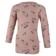 Little Angel-Tričko smyk DR TISK Outlast® - oříšková mývalové Velikost oblečení: 110 Little Angel-Tričko smyk DR TISK Outlast® - oříšková mývalové Velikost oblečení: 110