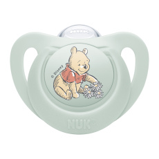 NUK Dudlík Disney Medvídek Pú v boxu, zelený 6-18m NUK Dudlík Disney Medvídek Pú v boxu, zelený 6-18m